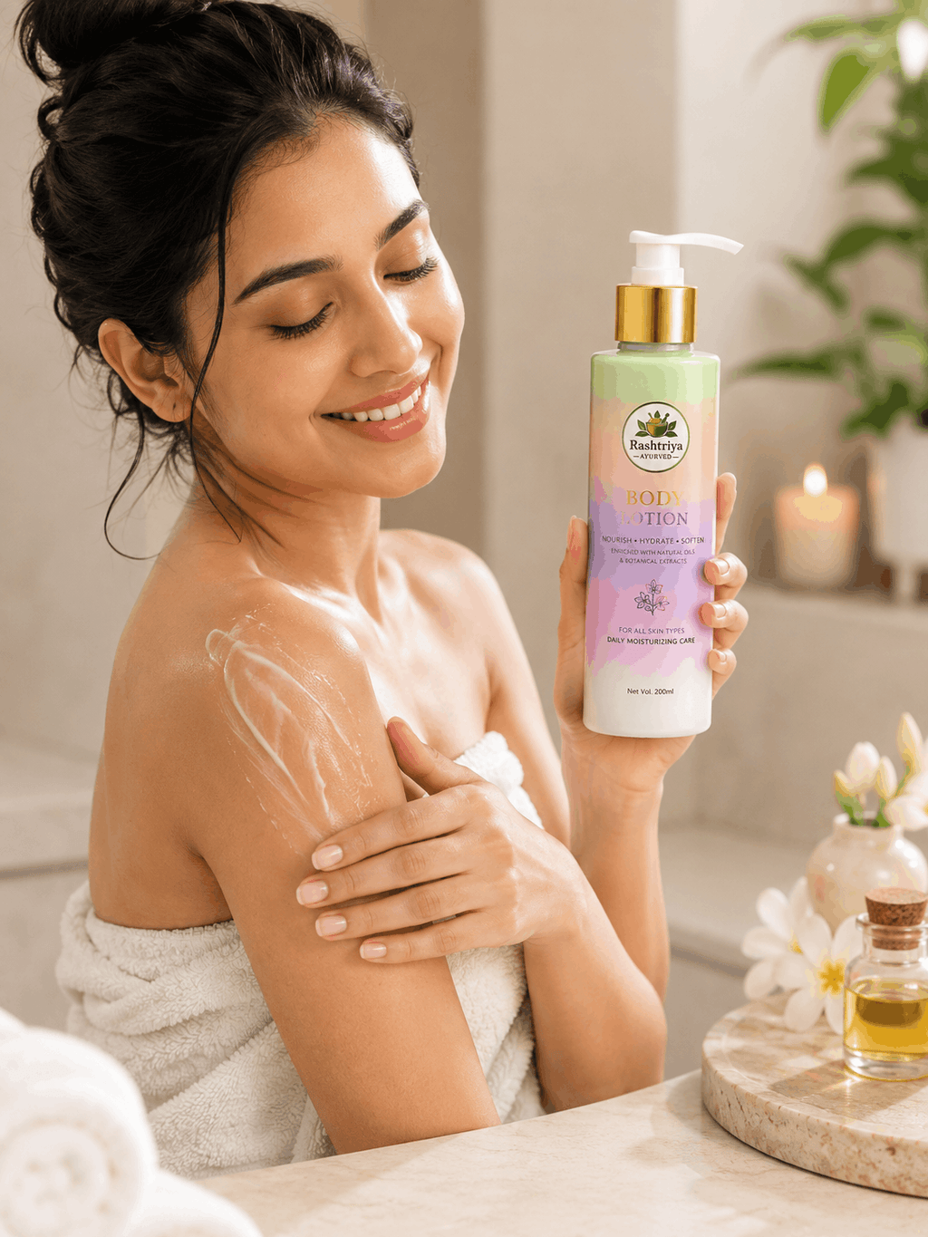 Herbal Nourishing Body Lotion – Daily Hydration & Softness