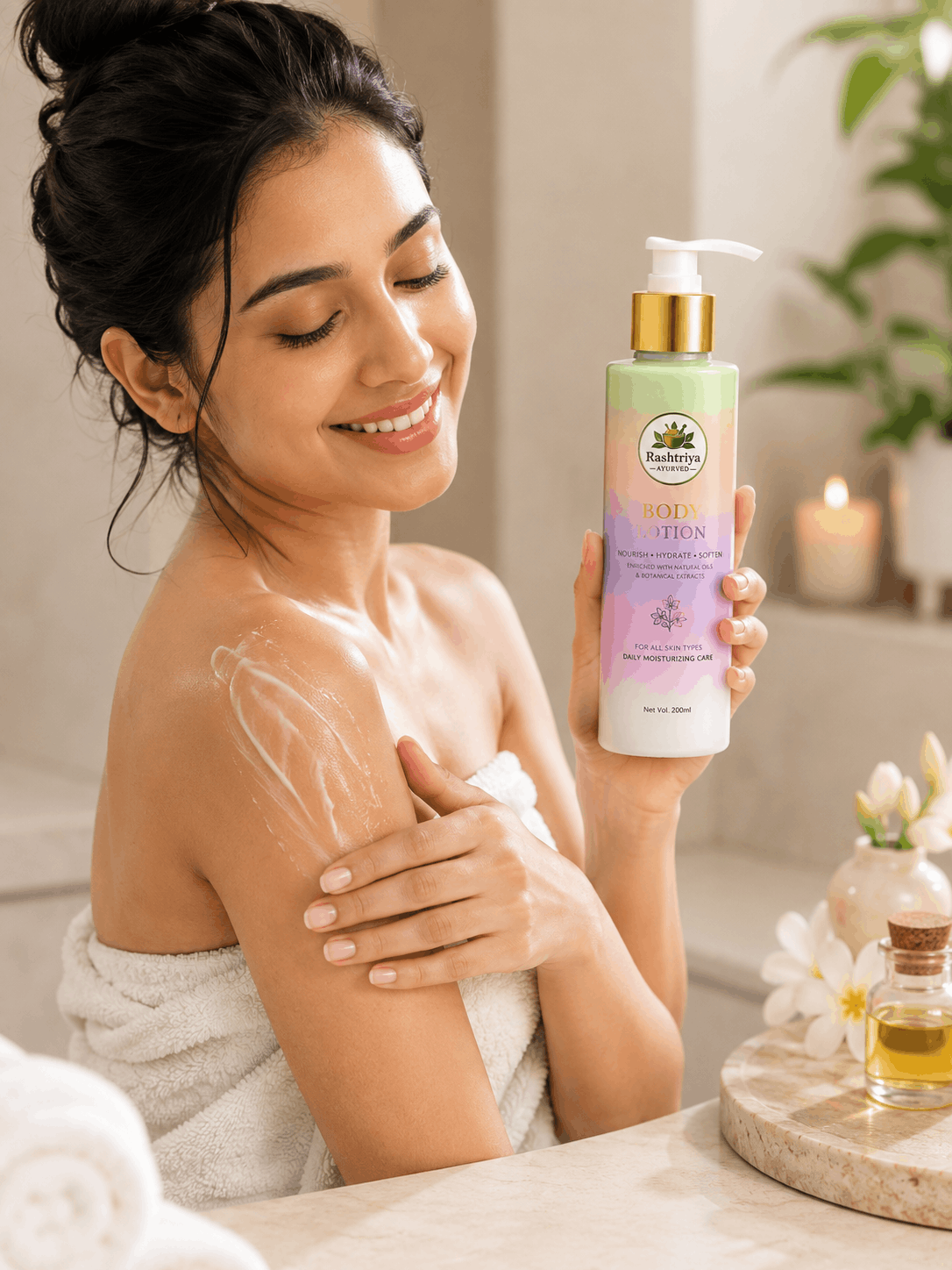 Herbal Nourishing Body Lotion – Daily Hydration & Softness