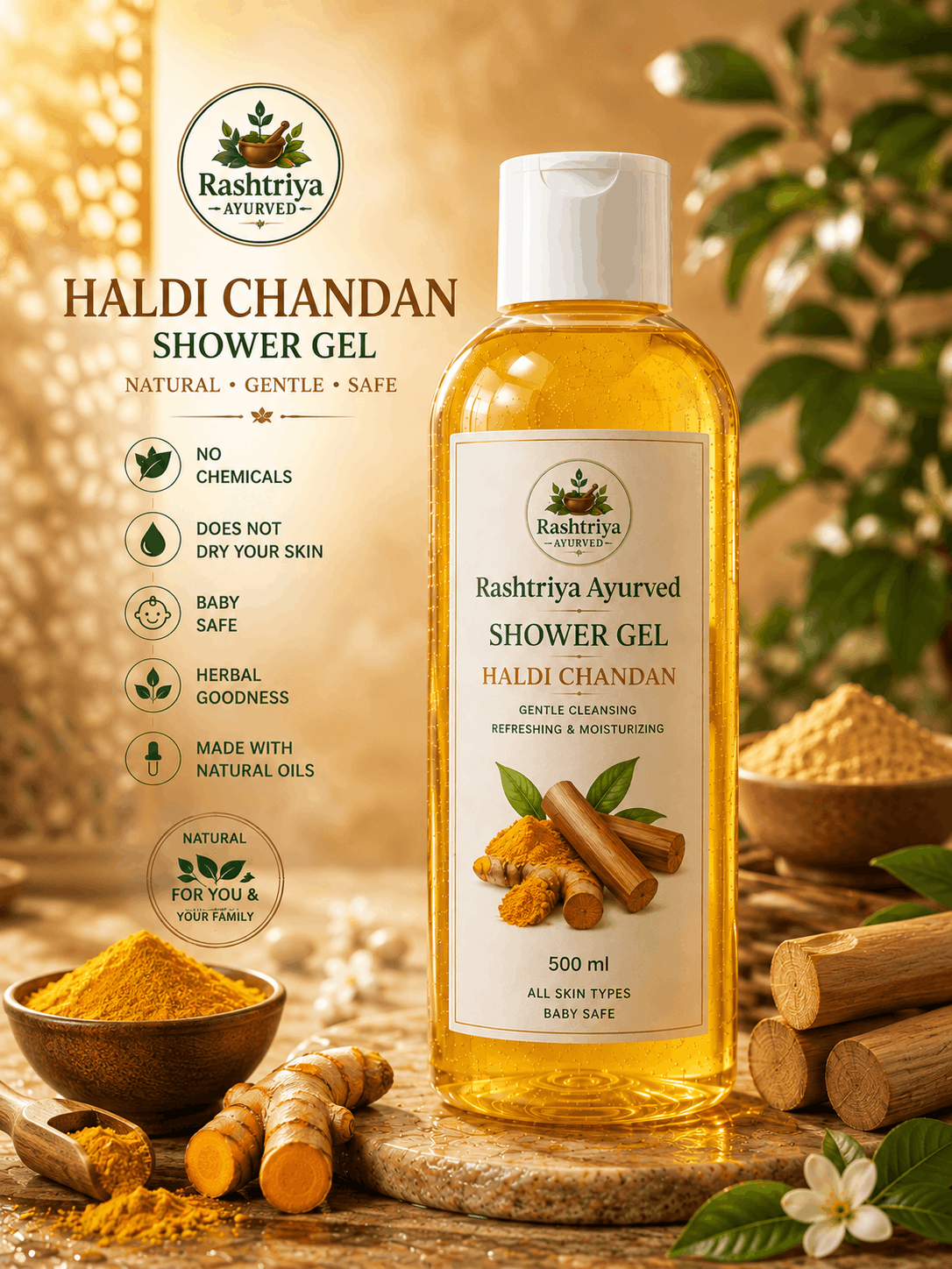 Ayurved Herbal Shower Gel