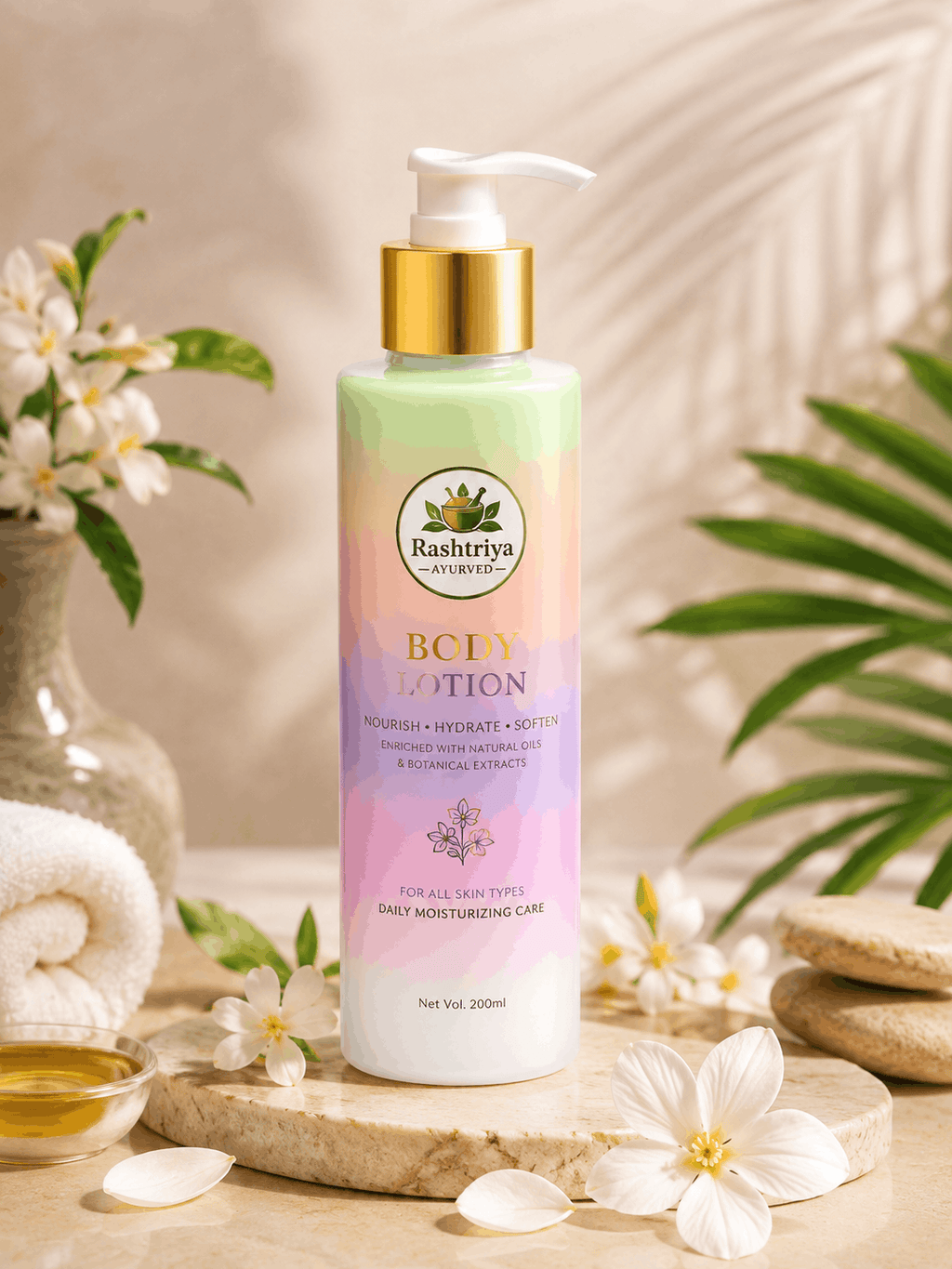 Herbal Nourishing Body Lotion – Daily Hydration & Softness