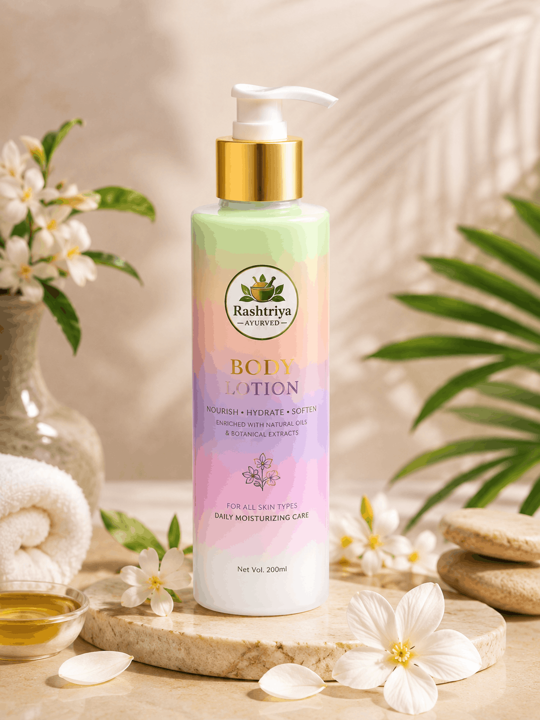 Herbal Nourishing Body Lotion – Daily Hydration & Softness