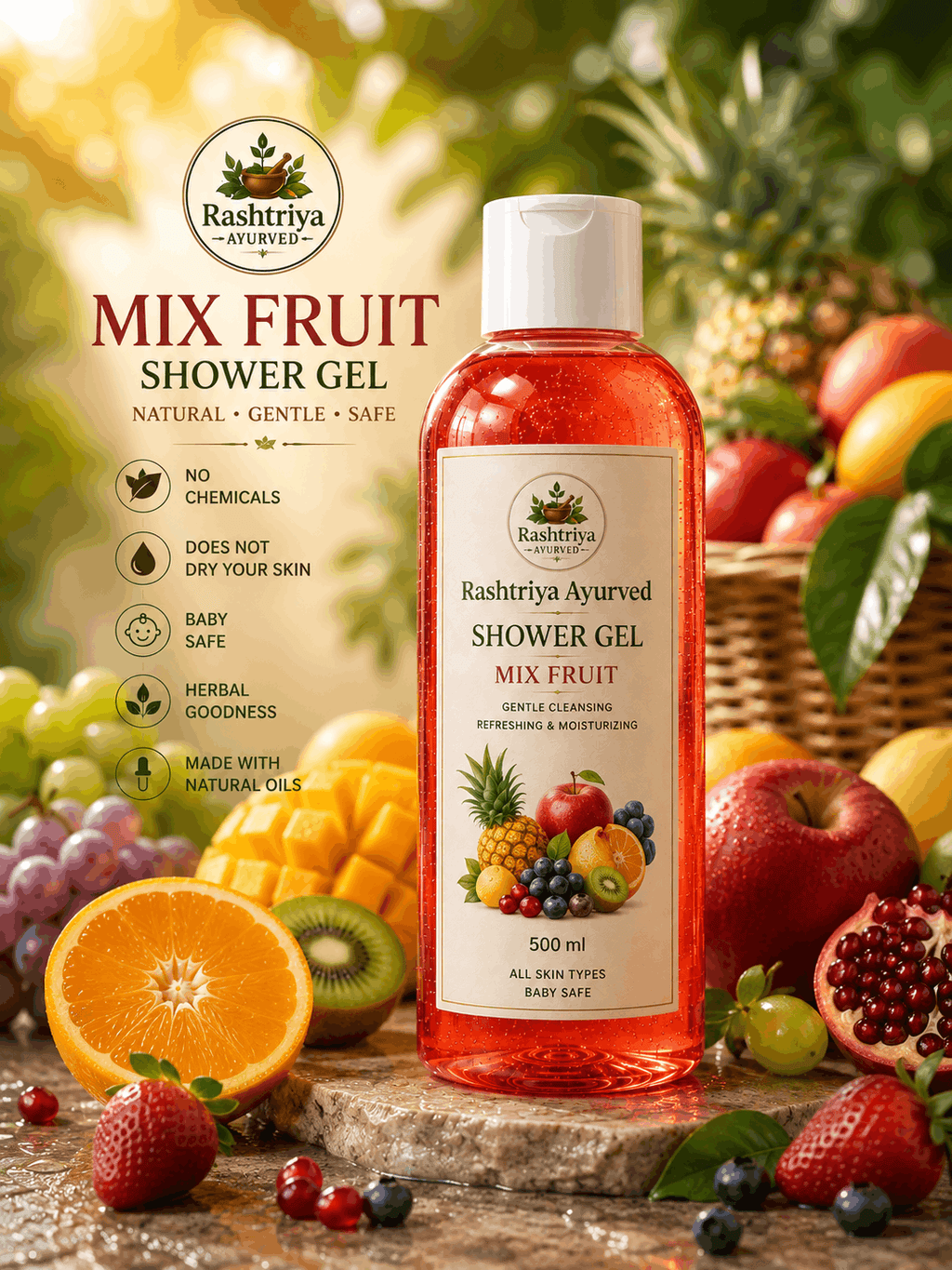 Ayurved Herbal Shower Gel