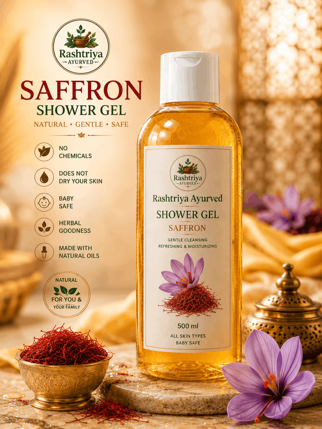 Ayurved Herbal Shower Gel